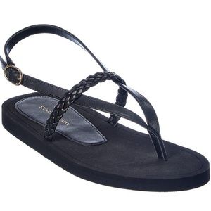 Stuart Weitzman Contemp Braided Thong- sz 9